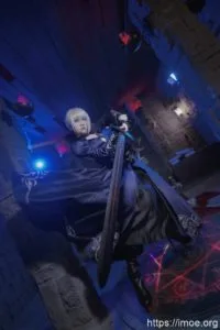 【COS】Fate/GrandOrder 黑saber#礼服Ver.欣赏 cn:寒殇