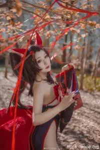 【COS】阴阳师 三尾狐cos欣赏 cn:三刀刀刀刕