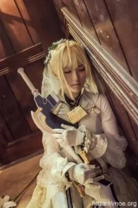 【COS】Fate/GrandOrder 花嫁 尼禄·克劳狄乌斯cos欣赏 cn:寒殇