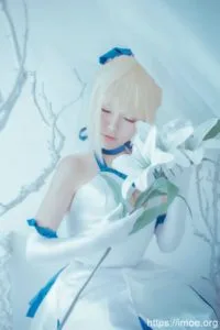 【COS】Fate/GrandOrder—Saber Lily蓝百合 cn:寒殇