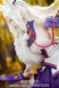 【COS】阴阳师手游 狩子 白狼 森林之姬 我的靶子在哪里？