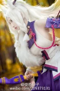 【COS】阴阳师手游 狩子 白狼 森林之姬 我的靶子在哪里？