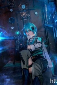 【COS】刀剑神域 朝田诗乃cos欣赏 cn:六儿酱