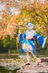 【COS】萌萌哒的草爹《阴阳师》萤草丹枫秋意cosplay欣赏