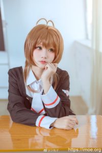 【cos正】sakura酱最可爱咯《魔卡少女樱》小樱cosplay欣赏
