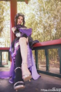 【COS】红尘一梦，化蝶迷踪《剑网三》定国毒姐cosplay欣赏