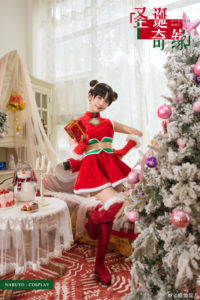 【COS】《火影忍者》圣诞装 天天 Cosplay欣赏
