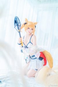 【COS】《明日方舟》 空 泳装 cosplay欣赏
