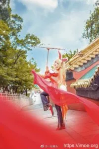 【COS】神态满分《王者荣耀》公孙离cosplay欣赏