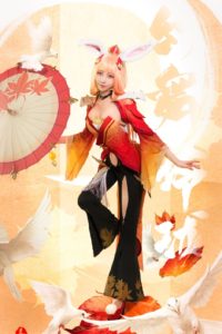 【COS】幻舞玲珑《王者荣耀》公孙离cosplay欣赏