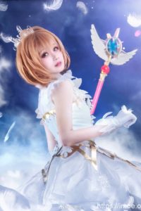 【COS】萌王一生推《魔卡少女樱透明卡篇》小樱cosplay欣赏