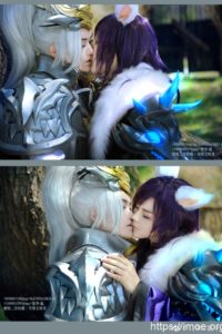 【COS】王者荣耀 韩信李白相爱相杀cos欣赏 cn:繁华