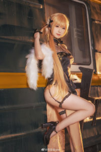 【COS】偶尔旅行一下也不错《少女前线》OTs-14 紫雨心cosplay欣赏