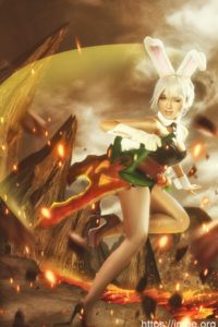 【COS】寒殇 英雄联盟 兔女郎瑞文 你们已经无药可救