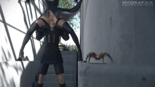 【3D/同人/尼尔】[HydraFXX新作]Nier同人:2B x 9S★高难度姿势[625M]