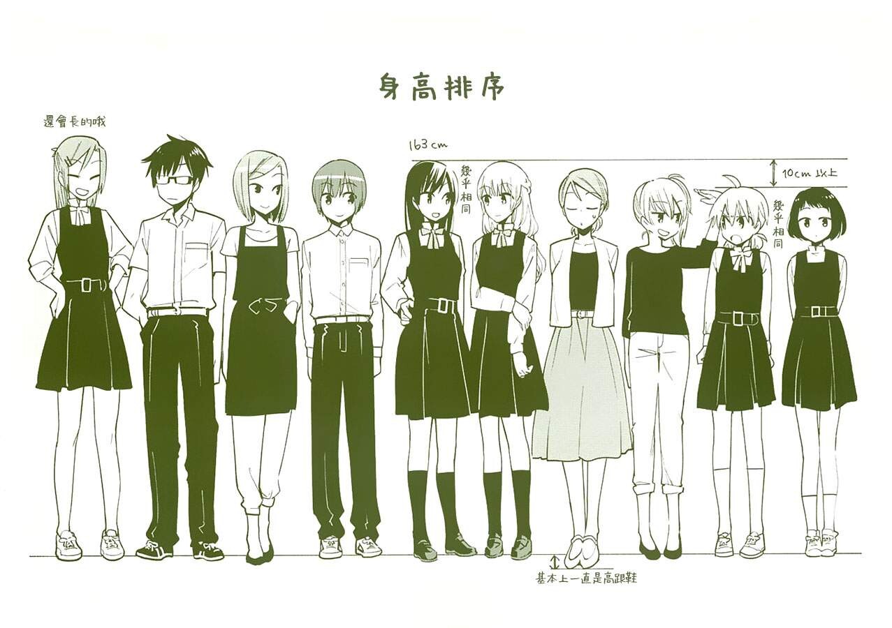 【漫画】终将成为你/やがて君になる 本体45话+特典+番外 【百合/155MB】 — 第 3 张 身高