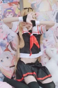 【COS】[小幼齿喵]舰娘夕立【度盘/501MB】【38P1V】