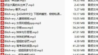 【补档/ASMR】Bitch-ery女王套餐33部社保音集合【度盘/591M】