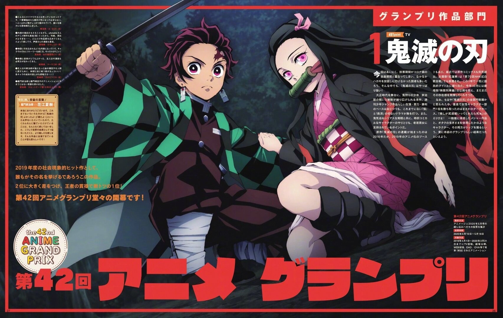 【动漫资讯】ANIMAGE 2019年度(第42回)动画大奖最终结果公布 — 第 2 张 【动漫资讯】ANIMAGE 2019年度(第42回)动画大奖最终结果公布 — 第 2 张