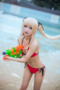 【COS】鬼畜瑶《泳装魔女》 [15P]