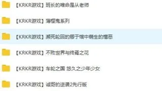 【游戏/合集】krkr一些游戏【度盘/21G】
