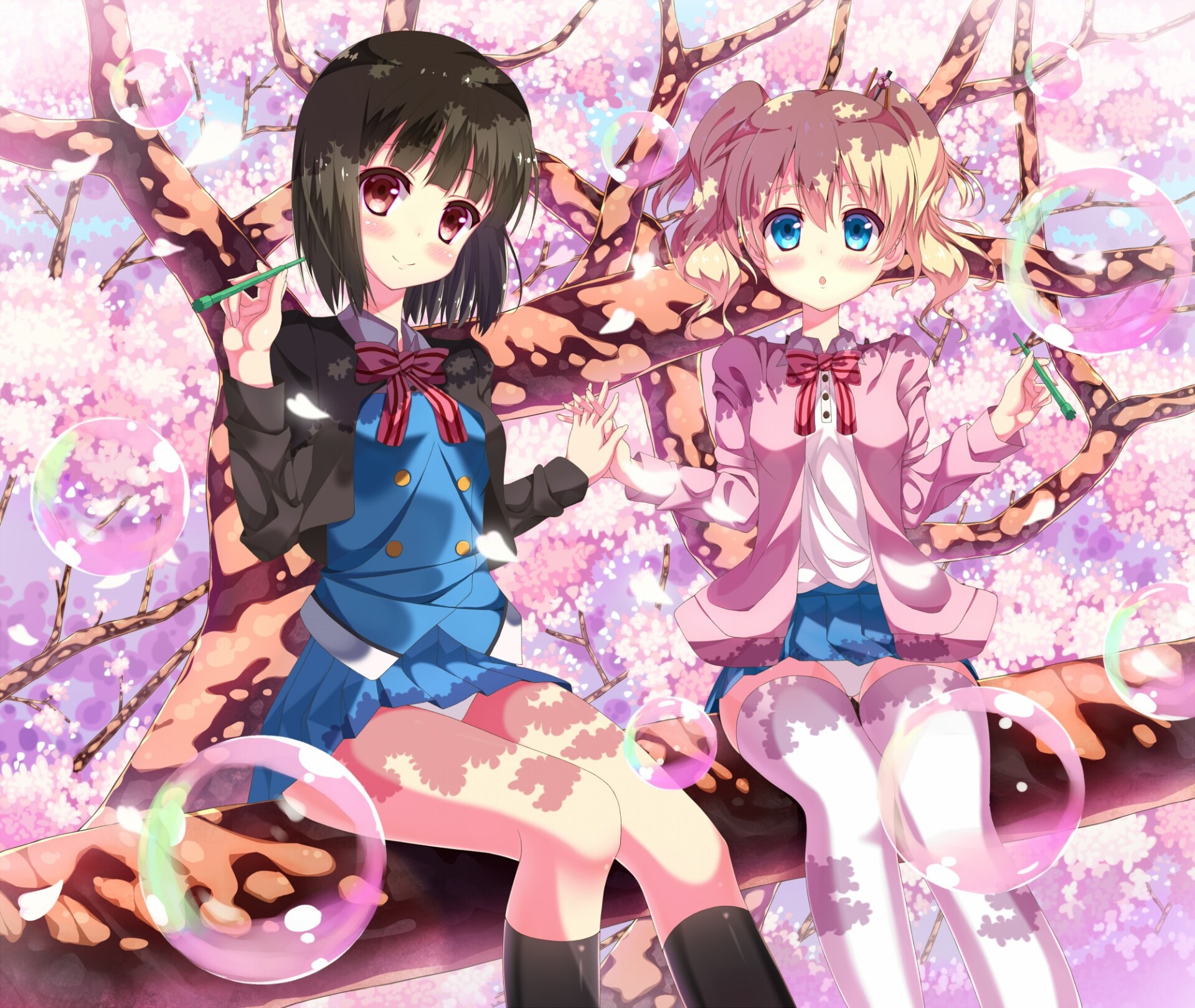分享过后却失效?给UP主们的一些看法与建议! — 第 1 张 yande 317193 alice_cartelet kin'iro_mosaic oomiya_shinobu pantsu seifuku thighhighs yuuki_suzu_(suzuk_yuki)