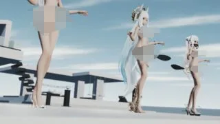 【MMD】白金 弱音 艾米莉亚 三人極楽浄土 insect 蝶 道具【度盘，Google drive，迅雷/483MB】