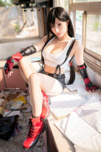 【COS】「Hane Ame雨波」蒂法正裝 #最终幻想7【已补】