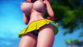 【MMD】小町でBIKINIDANCE Ver.2【296.41MB  1080p】【度盘】