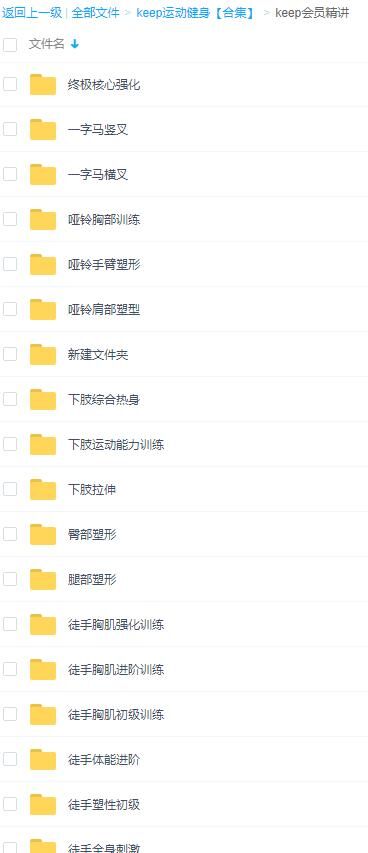 【健身资料】keep的付费+会员课程视频【度盘/26.24G】 — 第 2 张