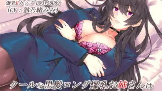 【ASMR】[RJ307058]クールな黒髪ロング爆乳お姉さんはすぐ弟といちゃラブしたがる【バイノーラル】