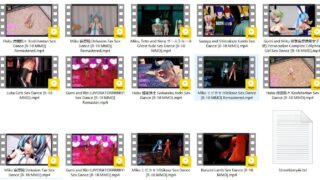 【MMD】i站大佬StrawBerryAi的全部视频14部【度盘/1.6g】