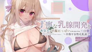 【同人音声】【RJ319724】丁寧な乳腺開発とあなたが早漏おっぱいになるまでの三日間～めざせ女性化乳房～【acgc网盘】