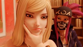 【3D】KDA同人动画 阿狸 阿卡丽【磁力】
