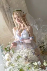 【COS】蠢沫沫-白精灵