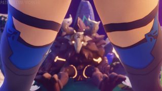 【3D动画】ViciNeko新作Eula×Lawa   优菈大战丘丘人