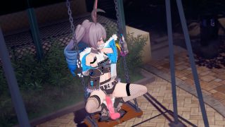 【MMD】板鸭 公园 痴女 露出 路人.avi【免币】