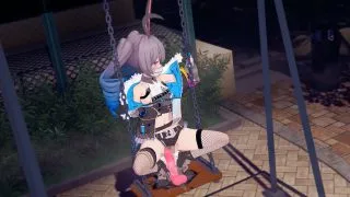 【MMD】板鸭 公园 痴女 露出 路人.avi【免币】