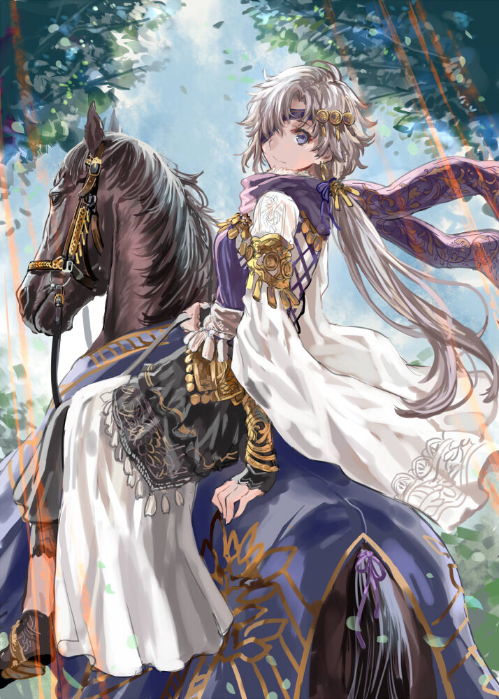 【图集】画师卵の黄身-油画般的少女 — 第 1 张
