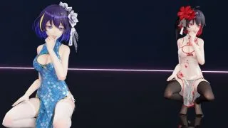 【H-MMD】双生希儿【684M】