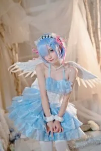 【COS】花柒Hana - 蕾姆两套【度盘/秒传/144MB】