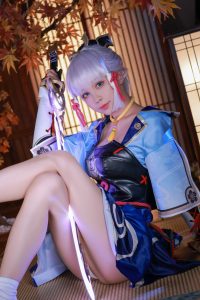 【COS】水淼aqua – 神里绫华 【68P1V-103MB】【秒传】