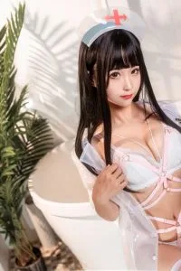 【写真】蠢沫沫 -  胶衣护士 白 [40P-444MB]