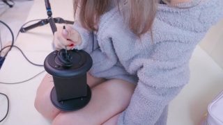 【ASMR_限定】【利香】もこもこ部屋着で癒やしのマッサージ♡耳舐め【高画質実写】Ear licking20211127_003742