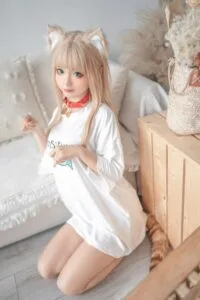 【COS】蠢沫沫 – 40原猫娘 黄豆粉 [140P-480MB]