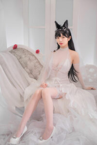 【Cosplay】雯妹不讲道理 - 爱宕花嫁【度云/266.39MB】