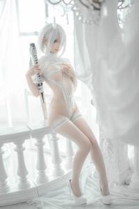 【写真】蠢沫沫 – 2B-白婚纱  [60P-545MB] （秒链）