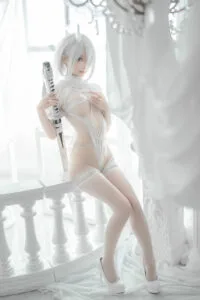 【写真】蠢沫沫 – 2B-白婚纱  [60P-545MB] （秒链）