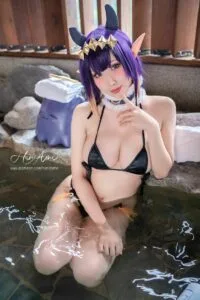 【写真/COSPLAY】Hane Ame 雨波-Ina Onsen【磁力】