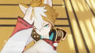 【3D】八重神子 和 她的“小家伙” 6min 【1V/211MB/度盘】
